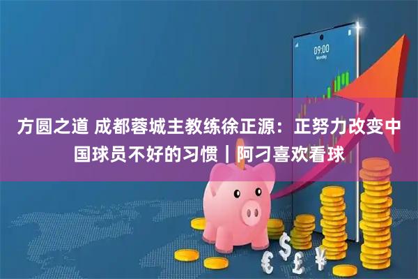 方圆之道 成都蓉城主教练徐正源：正努力改变中国球员不好的习惯｜阿刁喜欢看球