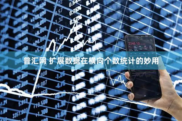 普汇网 扩展数据在横向个数统计的妙用